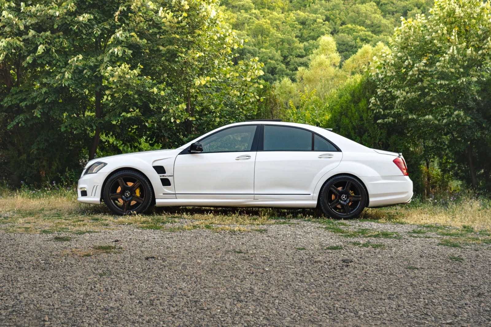 Mercedes-Benz S 500 S550 4-matic Designo-бяла перла! - изображение 4