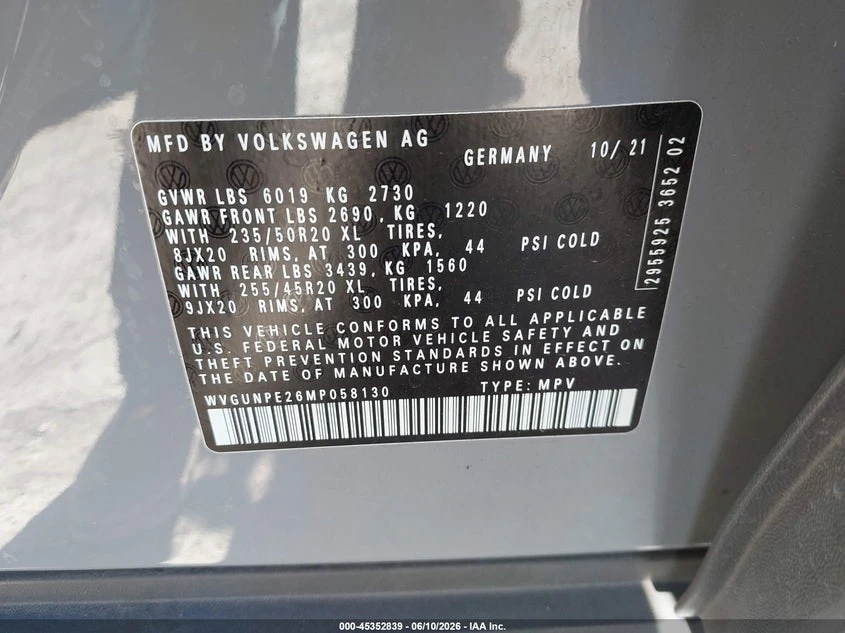 VW ID.4 Volkswagen Awd Pro S, снимка 9 - Автомобили и джипове - 55313823