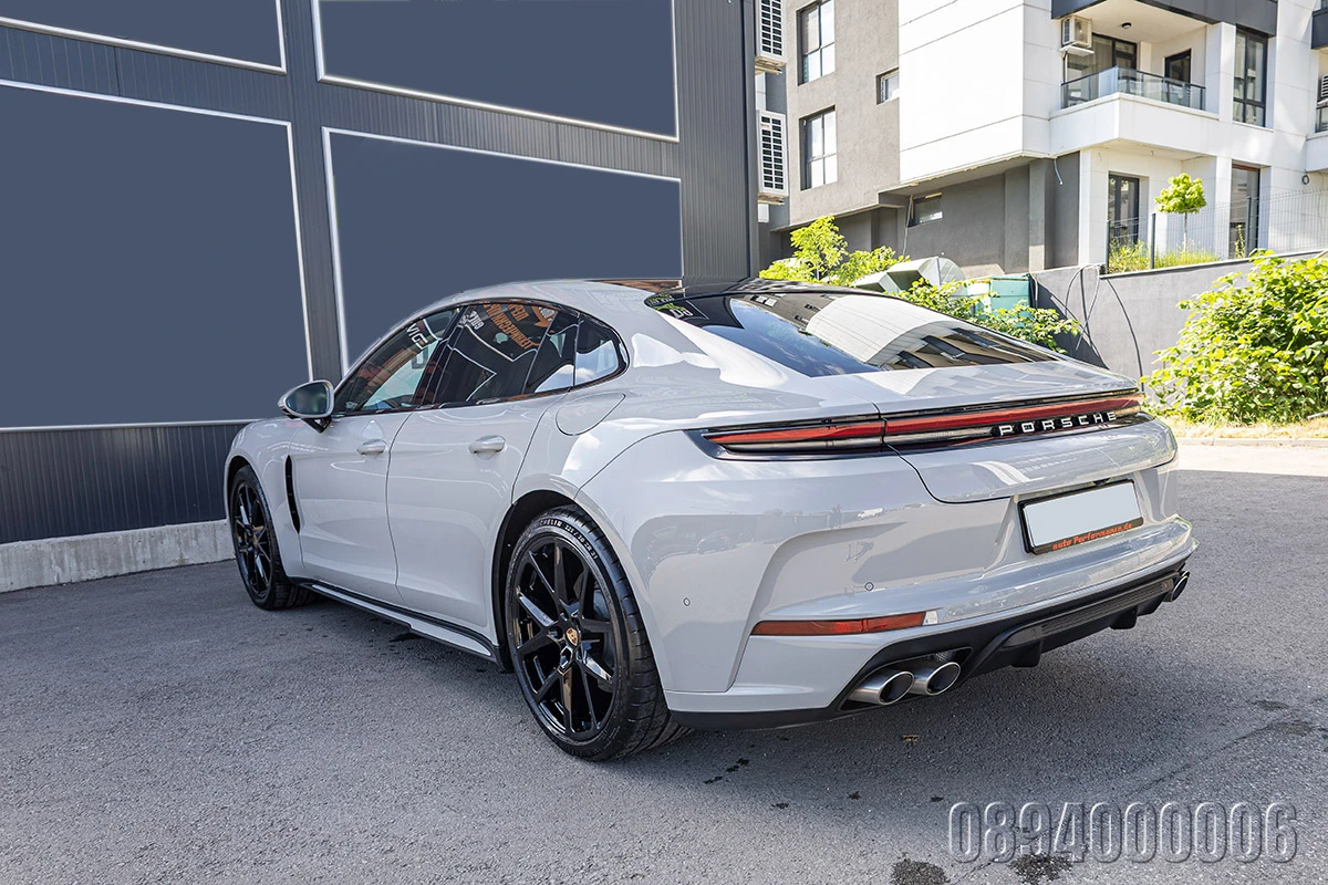 Porsche Panamera 4E HYBRID SPORT DESIGN 5xEXCL  PANO BOSE ОБДУХВ, снимка 6 - Автомобили и джипове - 54895063