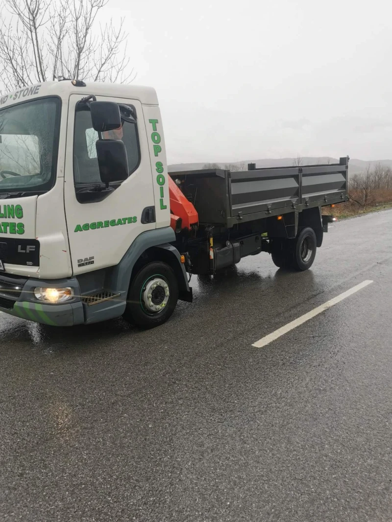 Daf Lf 45.170 Самосвал с Кран!, снимка 3 - Камиони - 46821277