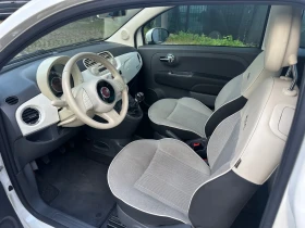 Fiat 500 1, 2i* ПАНОРАМА* КОЖА* КЛИМАТИК* 16  , снимка 4