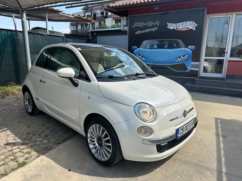 Fiat 500 1, 2i* ПАНОРАМА* КОЖА* КЛИМАТИК* 16  , снимка 2 - Автомобили и джипове - 51703579