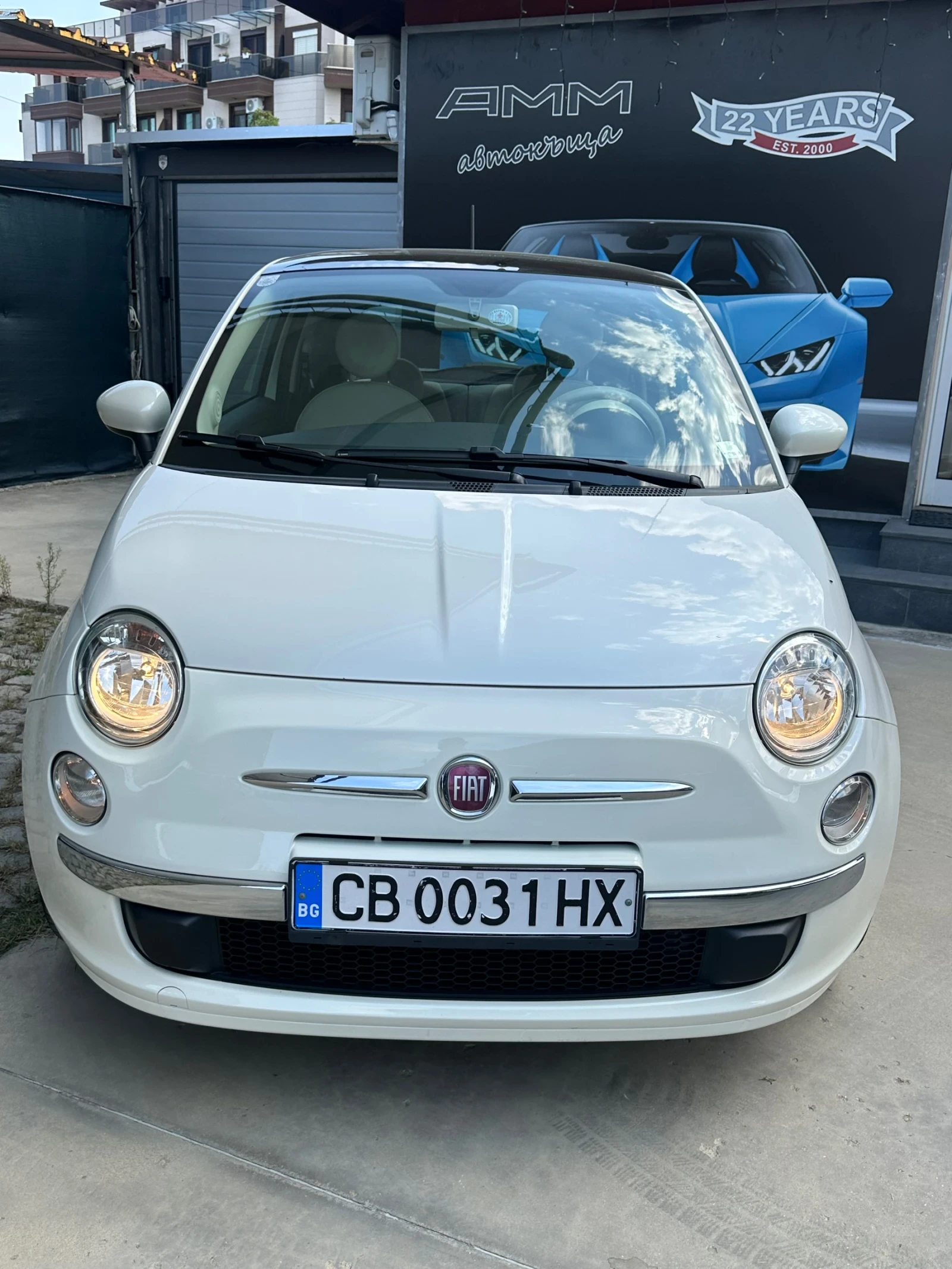 Fiat 500 1, 2i* ПАНОРАМА* КОЖА* КЛИМАТИК* 16  , снимка 1