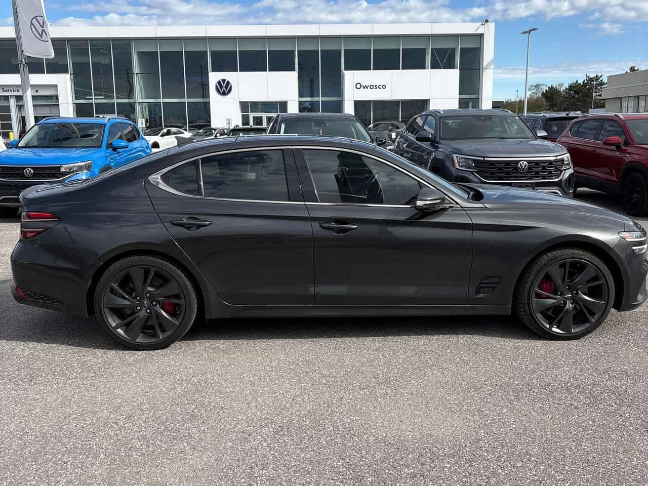 Genesis G70 * 3.3T Sport * DISTRONIC* ОБДУХВАНЕ* 360* МАСАЖ* , снимка 3 - Автомобили и джипове - 54575846