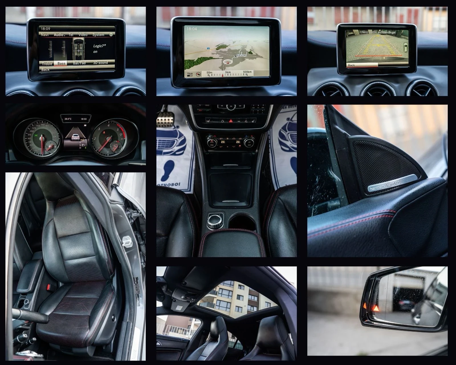 Mercedes-Benz CLA 220 CDI-AMG LINE-PANO-HARMAN KARDON-������-DISTR-FULL | Mobile.bg � ����������� 10