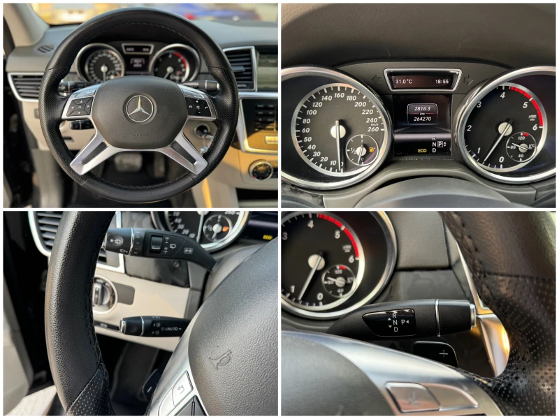 Mercedes-Benz ML 350 BLUETEC= 4MATIC= 63 AMG= AIRMATIC= КАМЕРА= ПОДГРЯВ, снимка 15 - Автомобили и джипове - 47142363