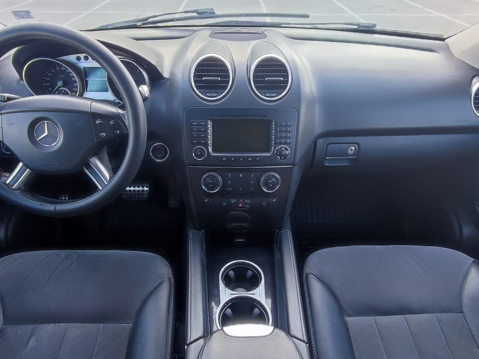 Mercedes-Benz ML 320 CDI-SPORT-АВТОМАТ-НАВИГАЦИЯ-ПРУЖИНИ, снимка 9 - Автомобили и джипове - 54227412