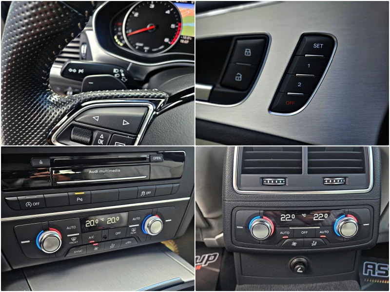 Audi A6 ! S-LINEx3/MATRIX/3.0TDI/GERMANY/ПАМЕТ/AUTO HOLD/L, снимка 12 - Автомобили и джипове - 50275023