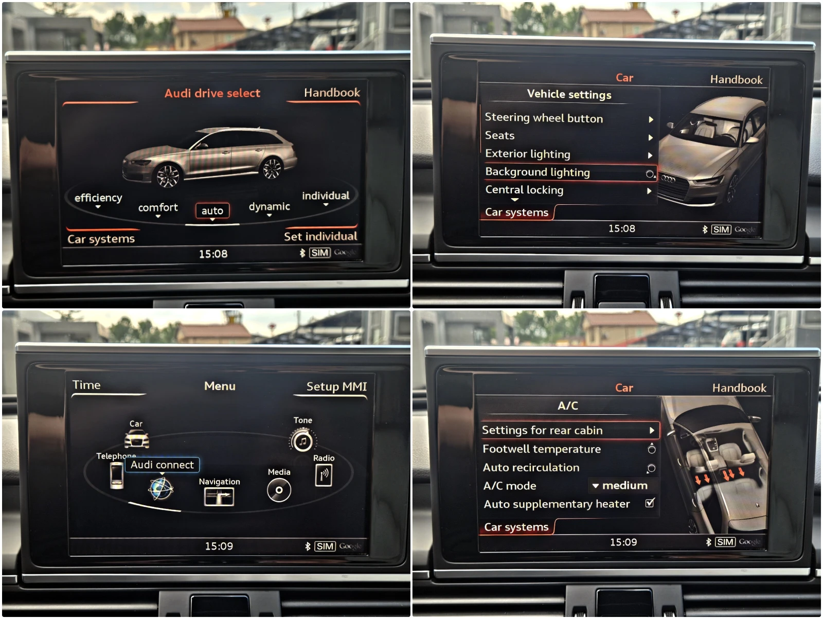 Audi A6 ! S-LINEx3/MATRIX/3.0TDI/GERMANY//AUTO HOLD/L | Mobile.bg   13