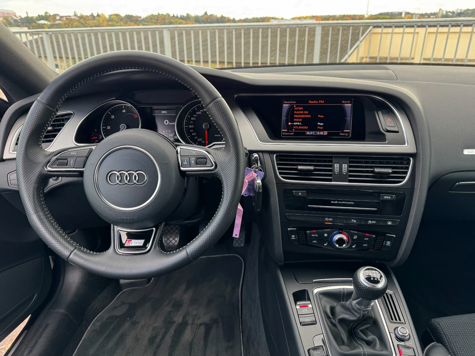 Audi A5 2.0 TDI S-Line Германия Нави Кожа LED Реални Км | Mobile.bg — изображение 12