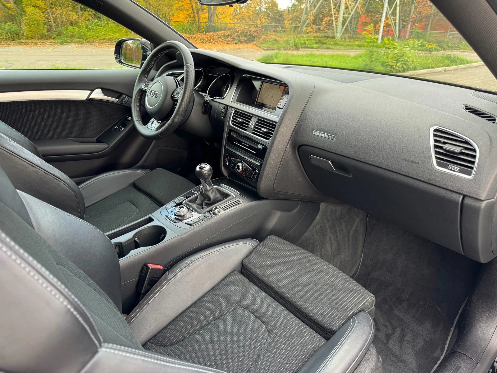 Audi A5 2.0 TDI S-Line Германия Нави Кожа LED Реални Км | Mobile.bg — изображение 11