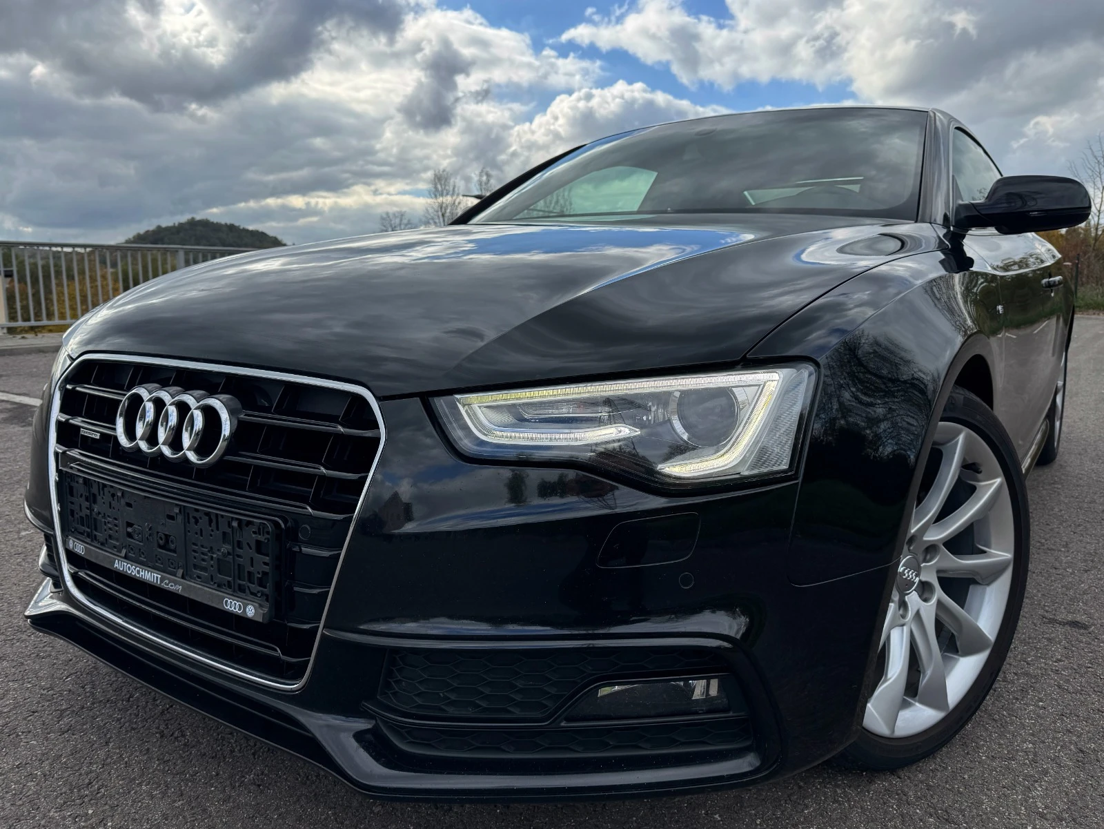 Audi A5 2.0 TDI S-Line Германия Нави Кожа LED Реални Км | Mobile.bg — изображение 1