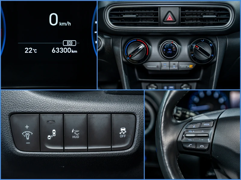 Hyundai Kona 1.6T* AWD, снимка 14 - Автомобили и джипове - 52145196