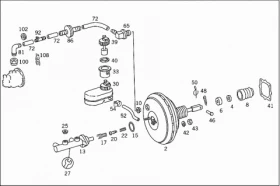 КЛАПАН ЗА ВАКУМЕН УСИЛВАТЕЛ МЕРЦЕДЕС 0004314307, снимка 1