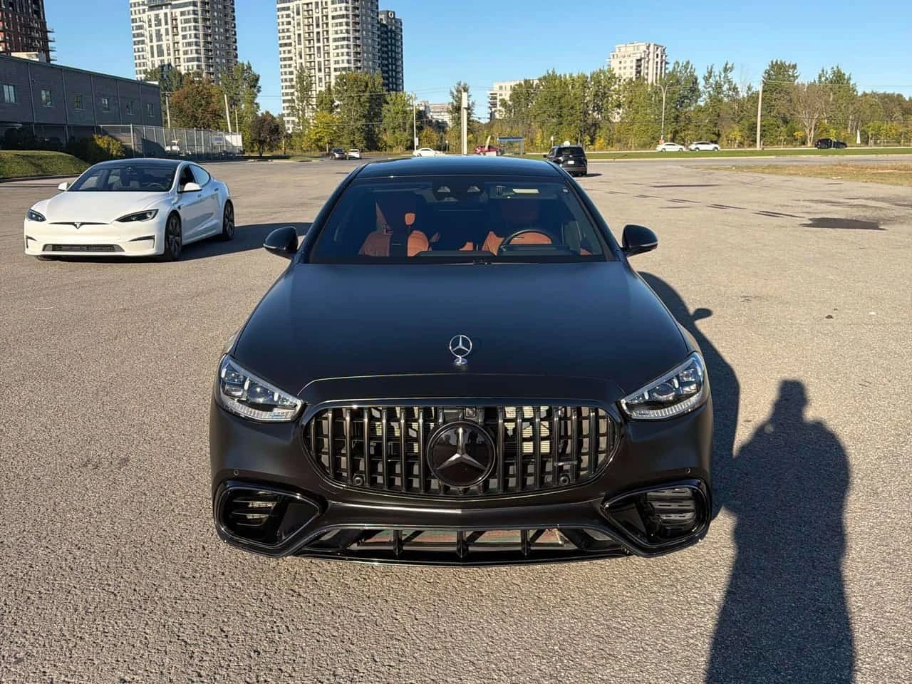 Mercedes-Benz S 63 / E PERFORMANCE / ТЕЛЕВИЗОРИ / ЧЕРЕН МАТ, снимка 5 - Автомобили и джипове - 56221795