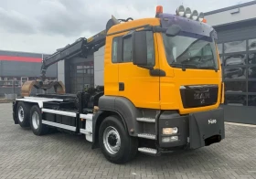 Man Tgs 26.360 Palfinger 3 странно изсипване 6х4, снимка 2