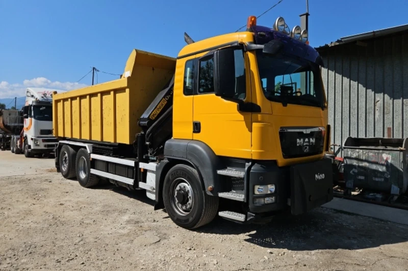 Man Tgs 26.360 Palfinger 3 странно изсипване 6х4, снимка 14 - Камиони - 51777881