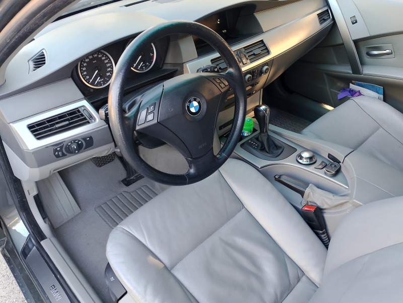 BMW 525 Автомат, кожа, навигация, снимка 6 - Автомобили и джипове - 46414634