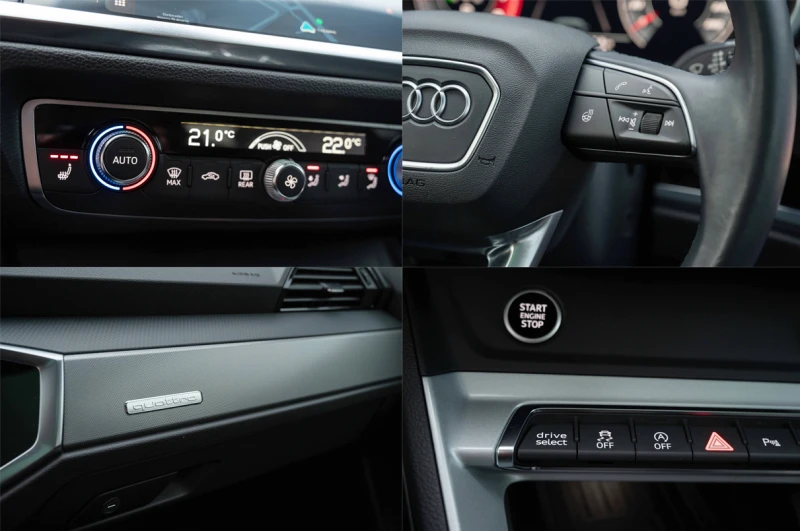 Audi Q3 45TFSI* Quatt* S-Line* Панорама* Matrix, снимка 14 - Автомобили и джипове - 53580907