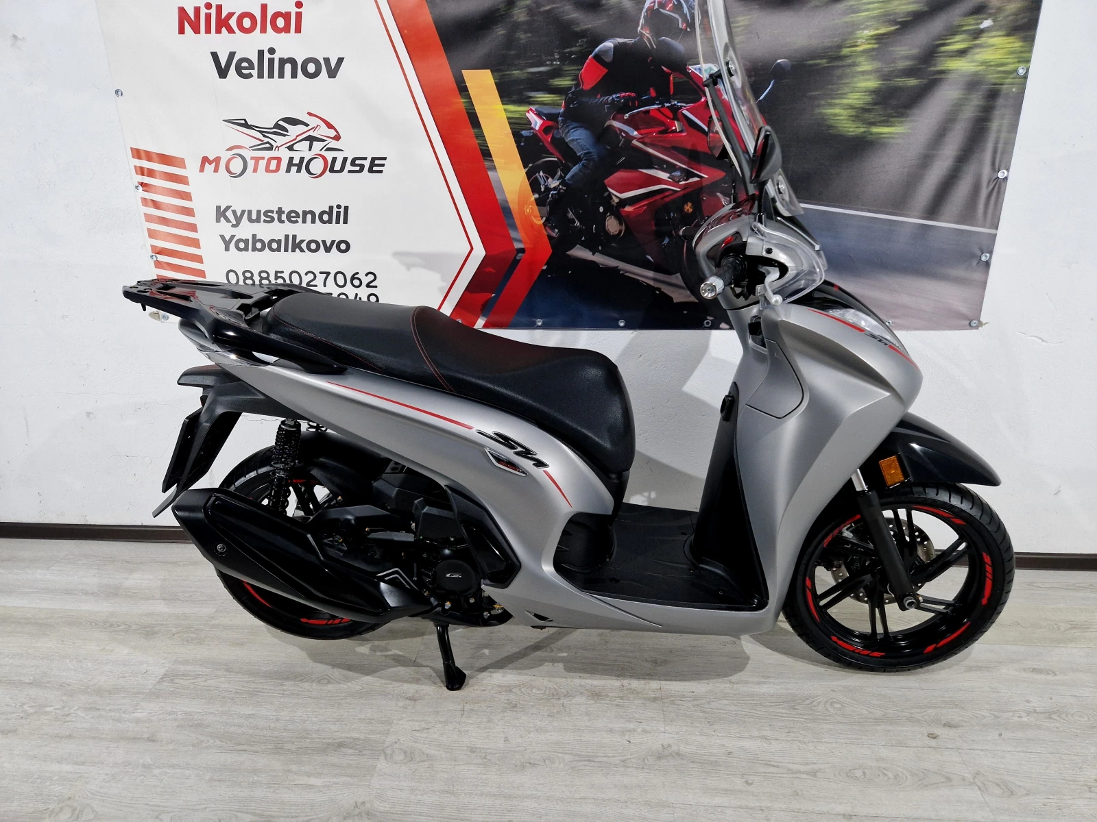 Honda Sh  350i SPORT ABS, LED, TC 2024г.!14085км!, снимка 9 - Мотоциклети и мототехника - 54934249