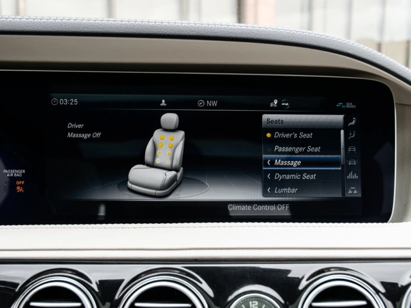 Mercedes-Benz S 560 4MATIC* BURMESTER* DISTRONIC* HEAD-UP* ПАНО* ОБДУХ, снимка 12 - Автомобили и джипове - 52571650