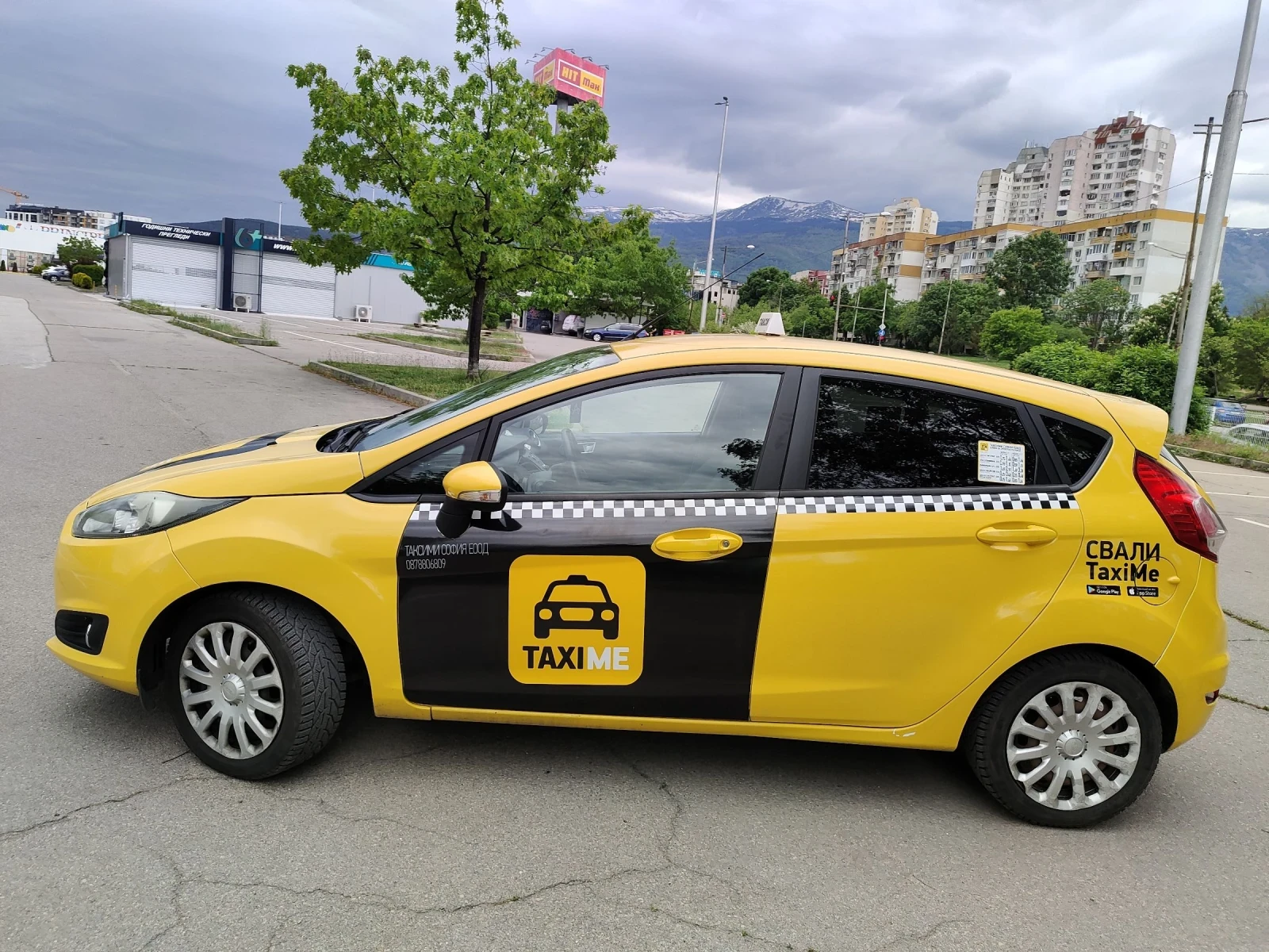 Ford Fiesta TAXI, снимка 2 - Автомобили и джипове - 54608198
