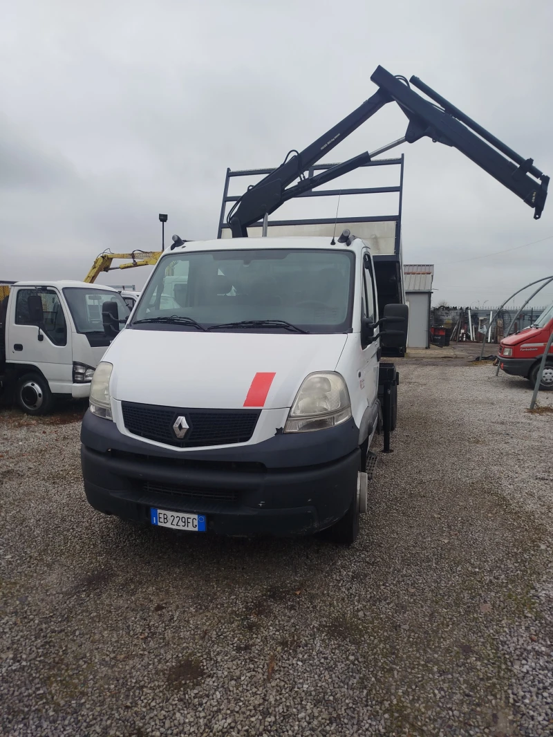 Renault Mascott  САМОСВАЛ С КРАН, снимка 1 - Камиони - 48234875