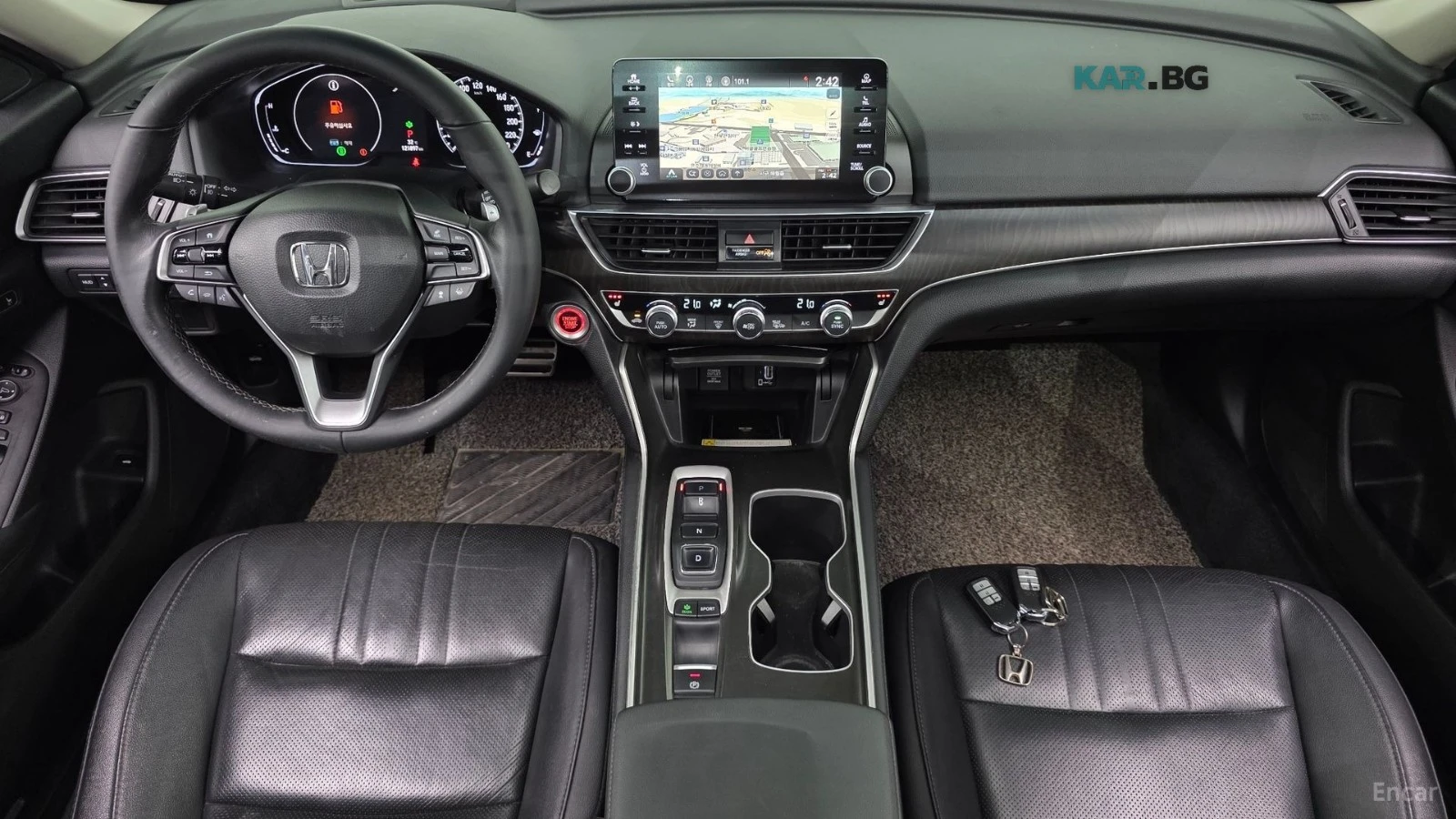 Honda Accord 2.0T* SPORT* КОЖА* ПОДГРЕВ* ШИБИДАХ* КАМЕРА* NAVI*, снимка 7 - Автомобили и джипове - 55692659