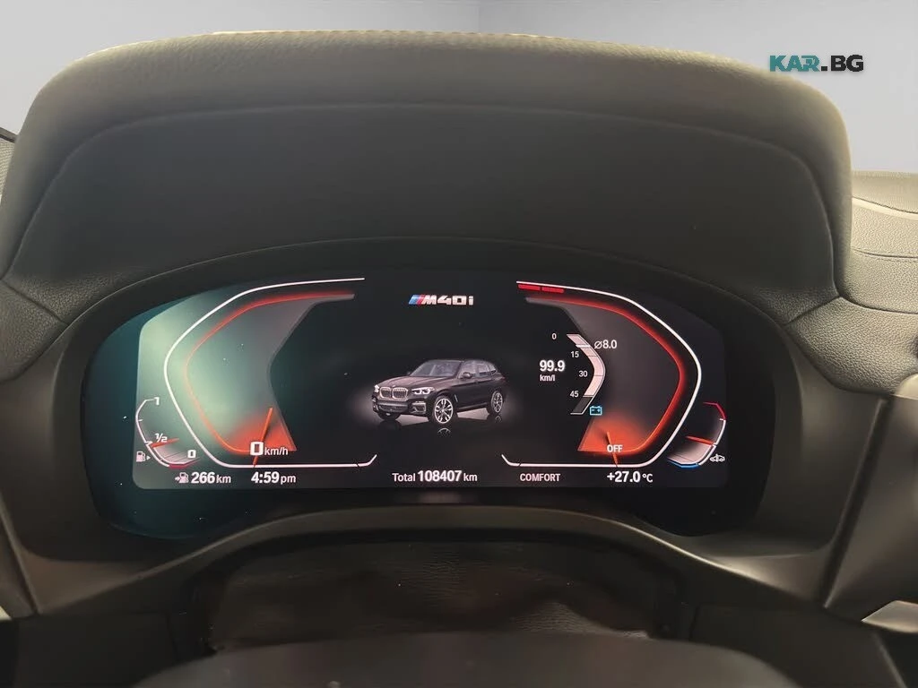BMW X3 M40i* ПЕРА* ПАМЕТ* КАМЕРА* ПАНО* , снимка 11 - Автомобили и джипове - 56017472