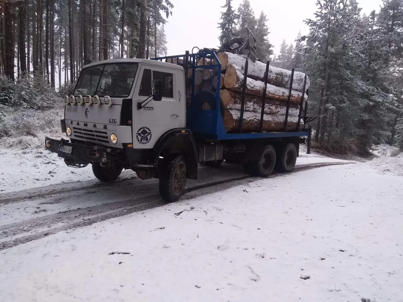 Kamaz 53212 6x6 лебедка  - изображение 3