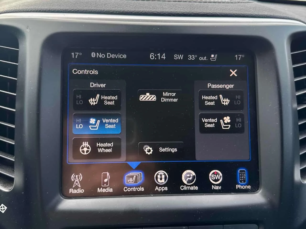 Jeep Cherokee * Limited * АВТОКРЕДИТ БЕЗ ПЪРВОНАЧАЛНА ВНОСКА* , снимка 11 - Автомобили и джипове - 54903517
