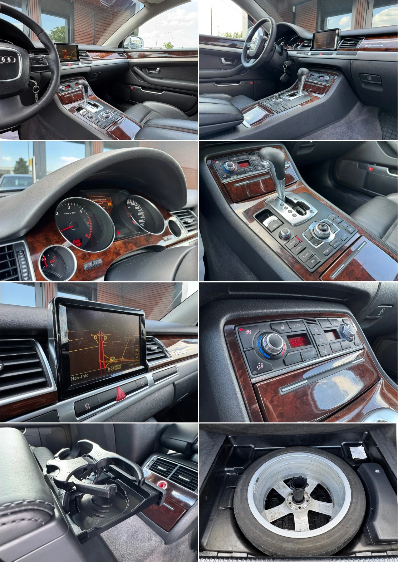 Audi A8 4.2 TDI* Navi* ПодгревСОБСТВЕН ЛИЗИНГ 0%, снимка 17 - Автомобили и джипове - 55939090