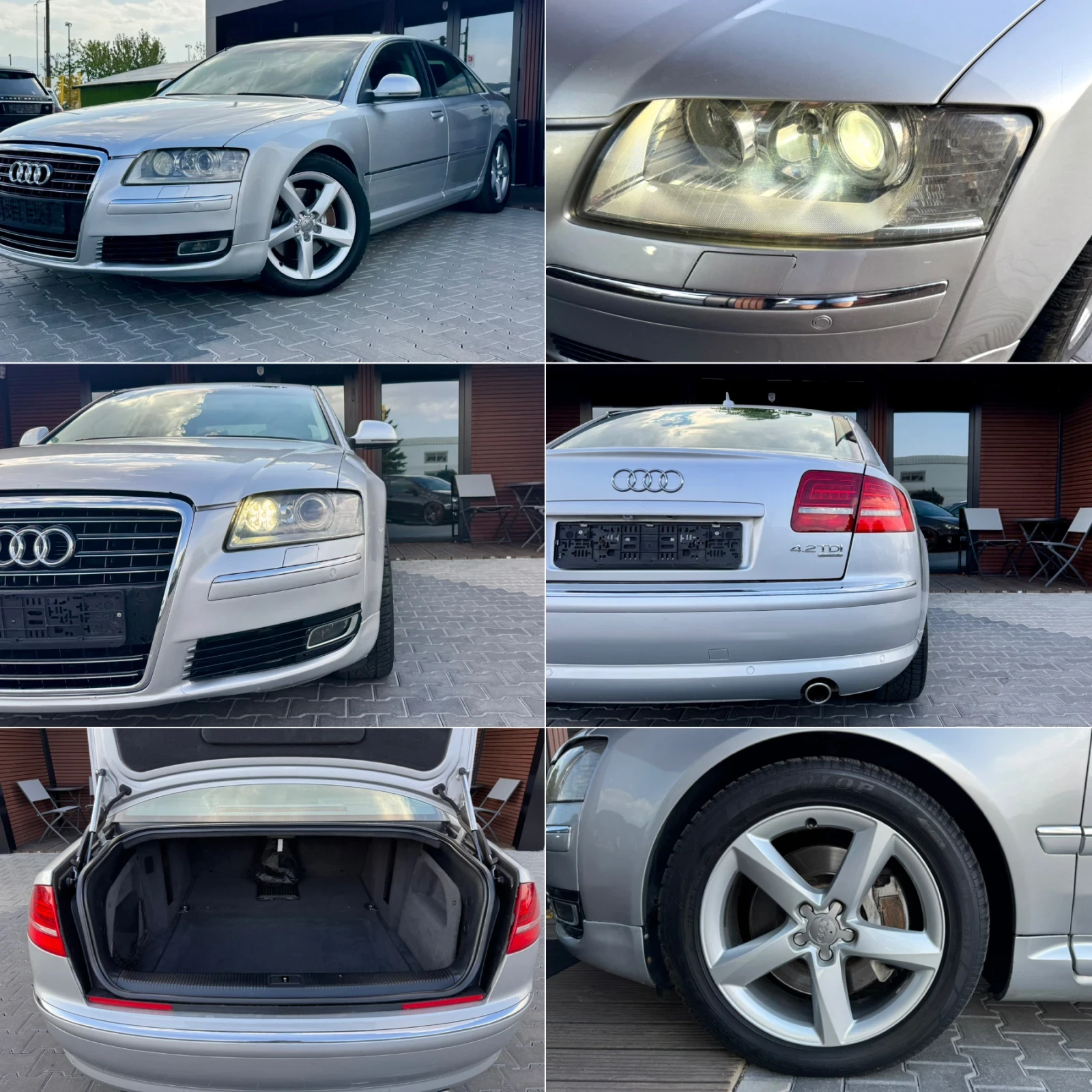 Audi A8 4.2 TDI* Navi* ПодгревСОБСТВЕН ЛИЗИНГ 0%, снимка 7 - Автомобили и джипове - 55939090