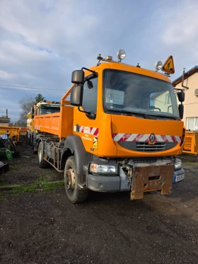 Renault Midlum 220dxi 4x4 самосвал снегорин , снимка 3