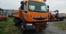 Renault Midlum 220dxi 4x4 самосвал снегорин , снимка 1