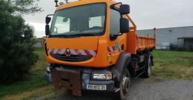 Renault Midlum 220dxi 4x4 самосвал снегорин , снимка 4