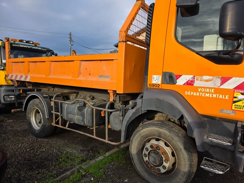 Renault Midlum 220dxi 4x4 самосвал снегорин , снимка 5 - Камиони - 52580112