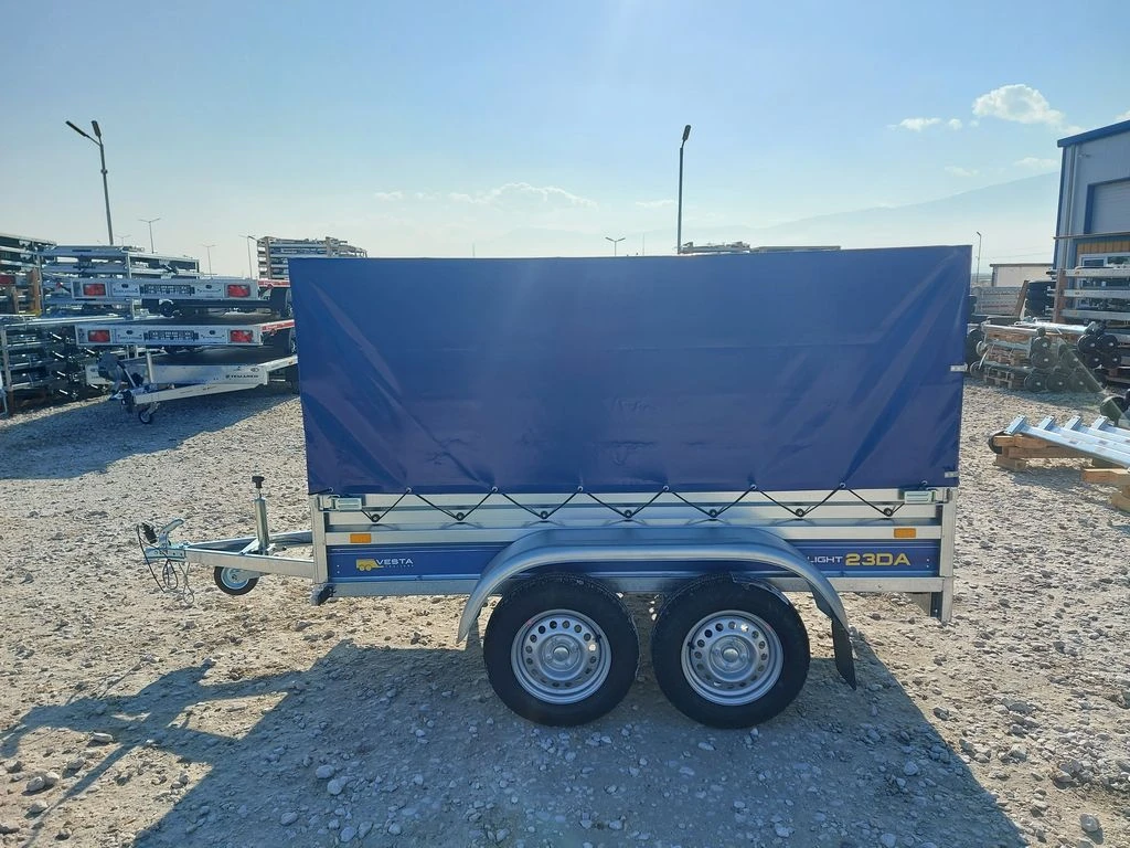 За автомобил Humbaur VESTA LIGHT23DA С БРЕЗЕНТ И ШПРИГЛИ H120, снимка 5 - Ремаркета - 54637323