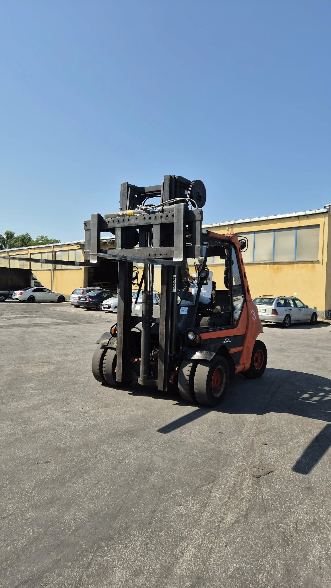 Мотокар Linde H70D-02, снимка 6 - Индустриална техника - 55372440