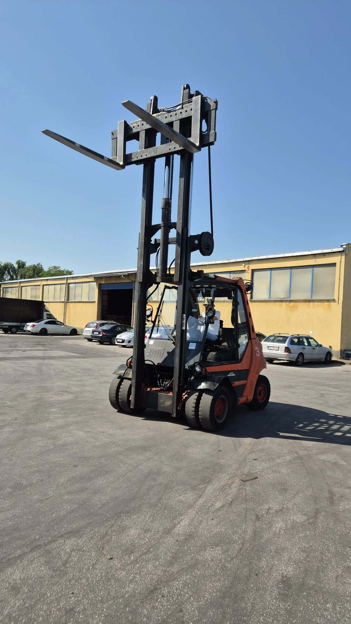 Мотокар Linde H70D-02, снимка 5 - Индустриална техника - 55372440