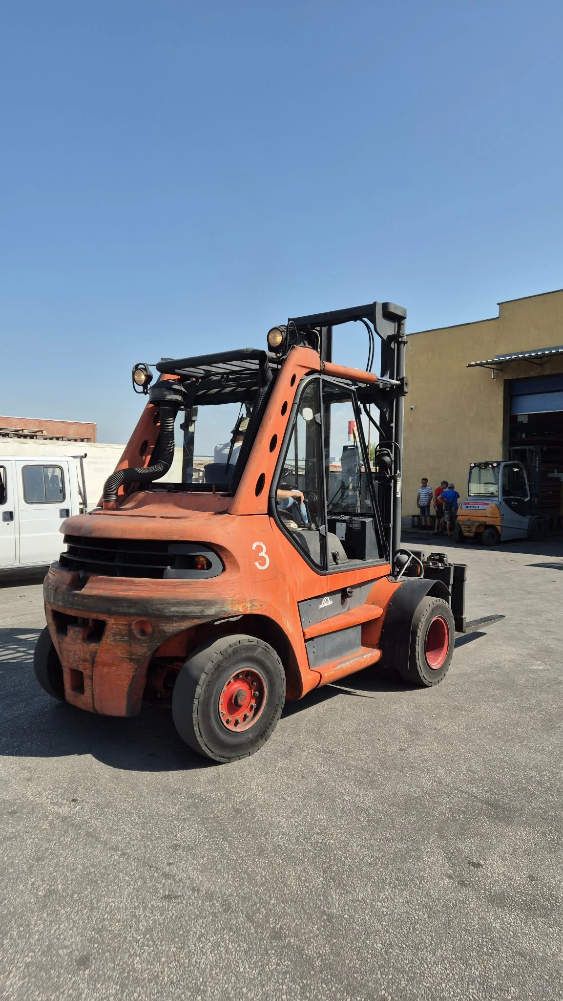 Мотокар Linde H70D-02, снимка 4 - Индустриална техника - 55372440