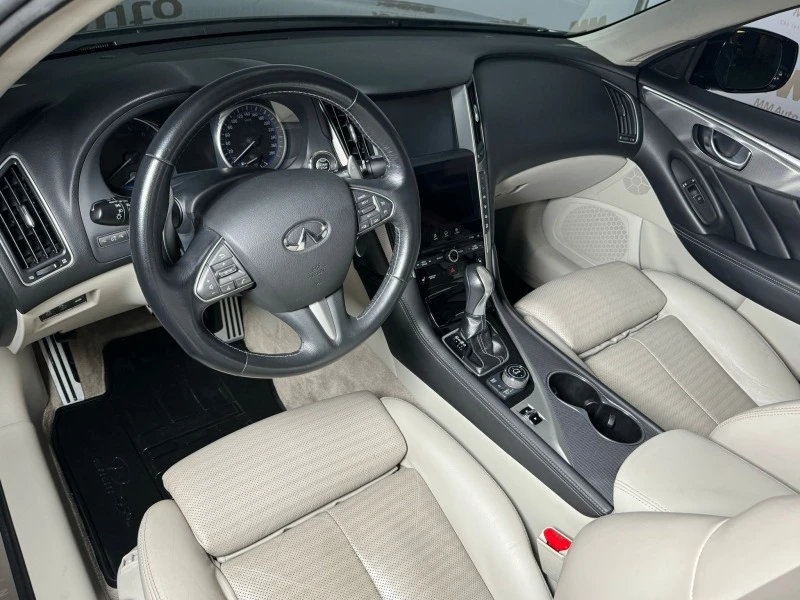 Infiniti Q50 хибрид памет кожа Keyless, снимка 7 - Автомобили и джипове - 45978534