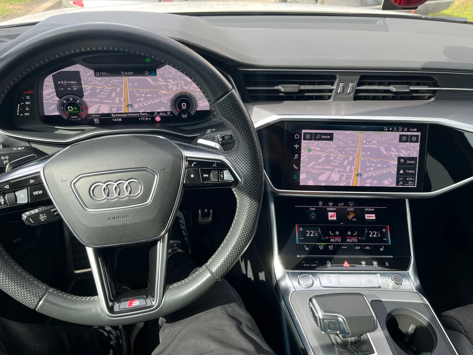 Audi A6 45 TDI  S-LINE/ MATRIX/360/  MILD HYBRYD ПЕЧКА - изображение 9