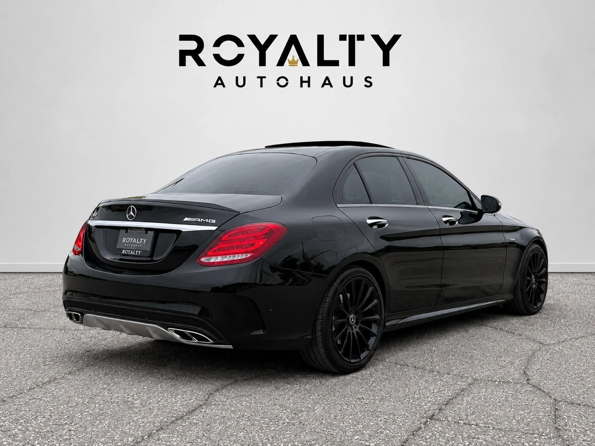 Mercedes-Benz C 450 AMG 4MATIC* PANOROOF* BURMSETER* REAR-CAMERA* , снимка 4 - Автомобили и джипове - 54556403
