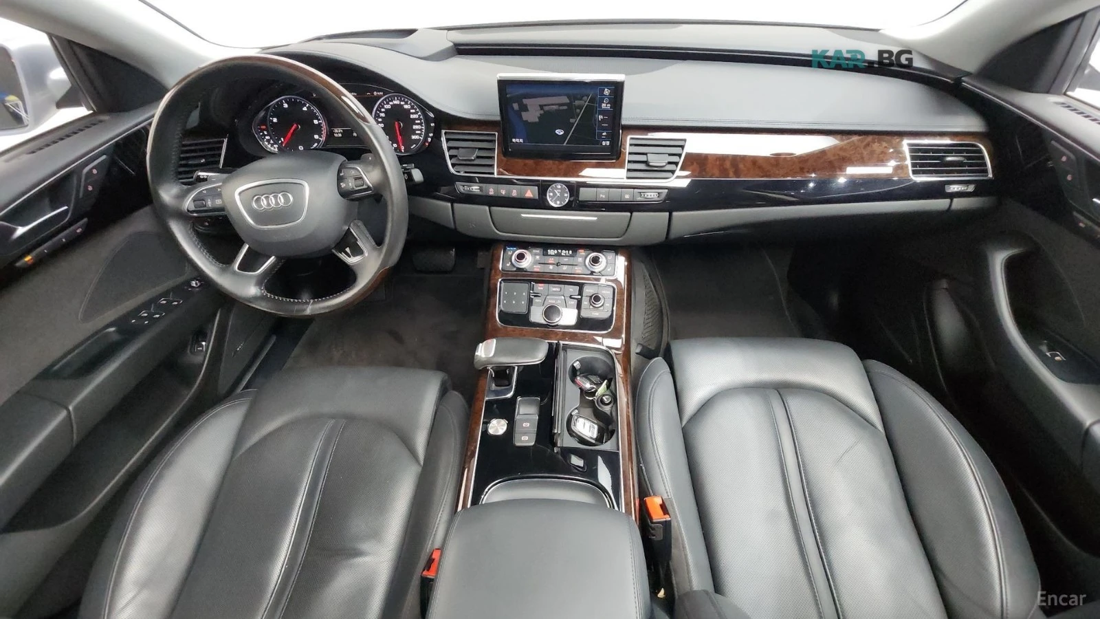 Audi A8 3.0TDI / DISTRONIC / HEADUP / ОБДУХ / ПОДГРЕВИ , снимка 7 - Автомобили и джипове - 55265375