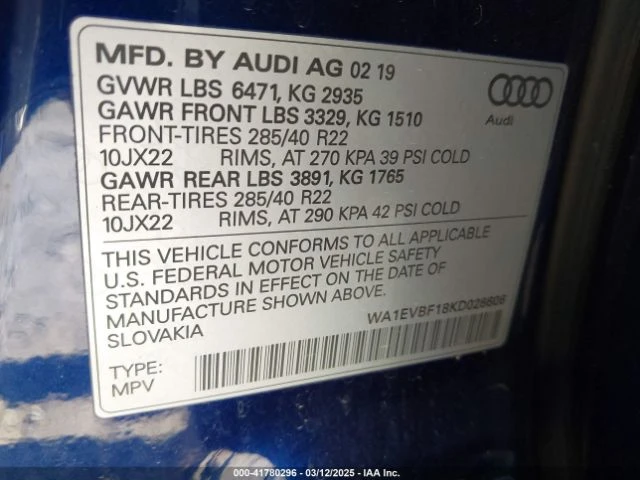 Audi Q8 55TFSI PREMIUM CARFAX АВТО КРЕДИТ - 47500 лв. - 81092330 | Car24.bg