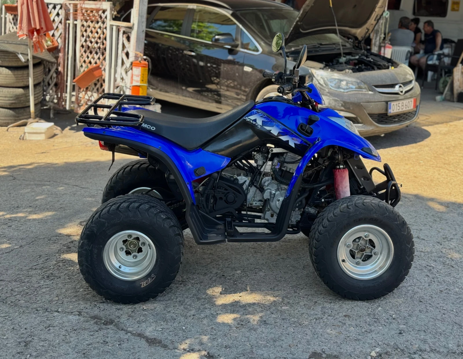 Kymco 250 KXR-SPORT!АВТОМАТИК!КАТО НОВО!РЕГИСТРАЦИЯ В КАТ!, снимка 9 - Мотоциклети и мототехника - 54931350
