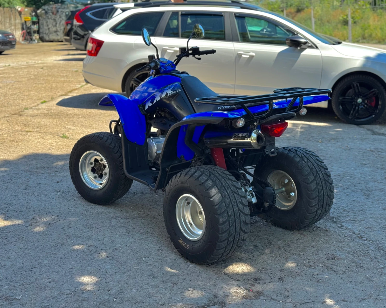 Kymco 250 KXR-SPORT!АВТОМАТИК!КАТО НОВО!РЕГИСТРАЦИЯ В КАТ!, снимка 12 - Мотоциклети и мототехника - 54931350