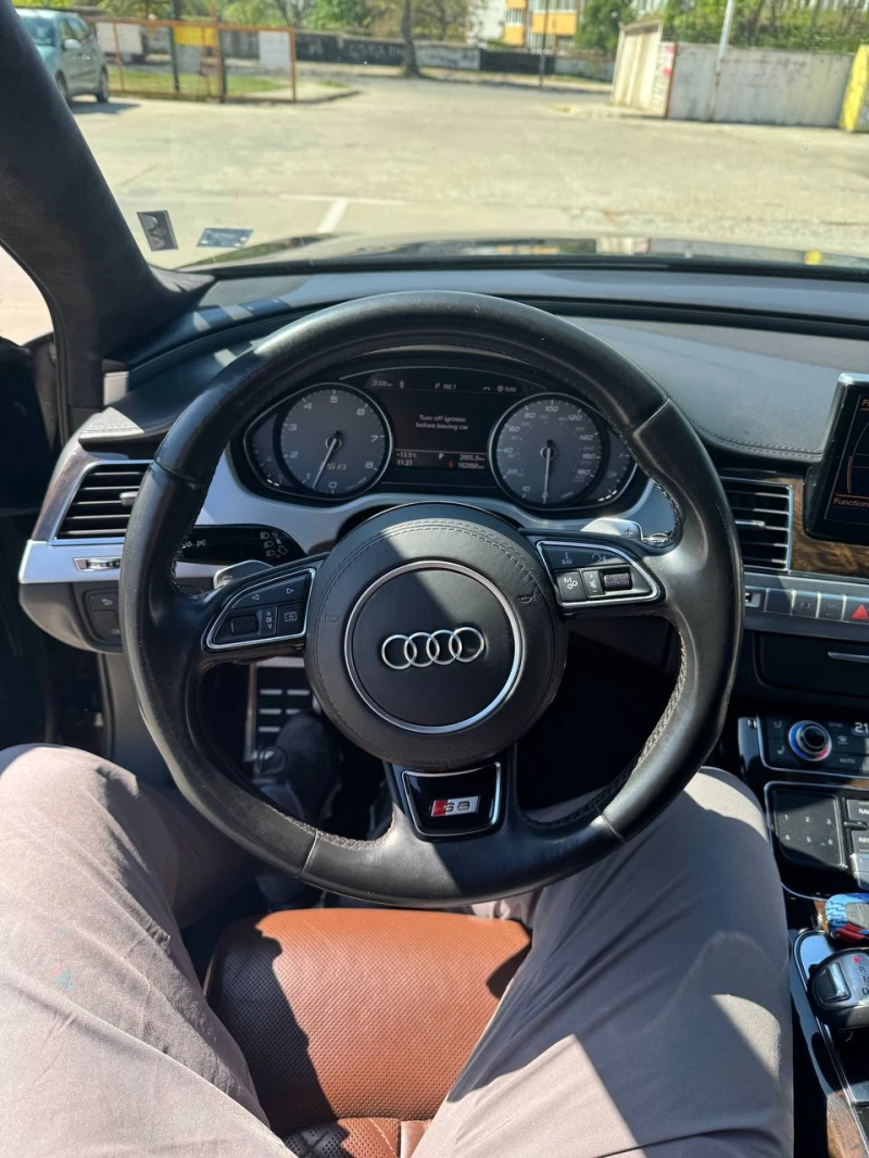 Audi S8 + 4.0L BiTurbo TFSI - 605 к.с. ВСИЧКИ ЕКСТРИ , снимка 11 - Автомобили и джипове - 52887119