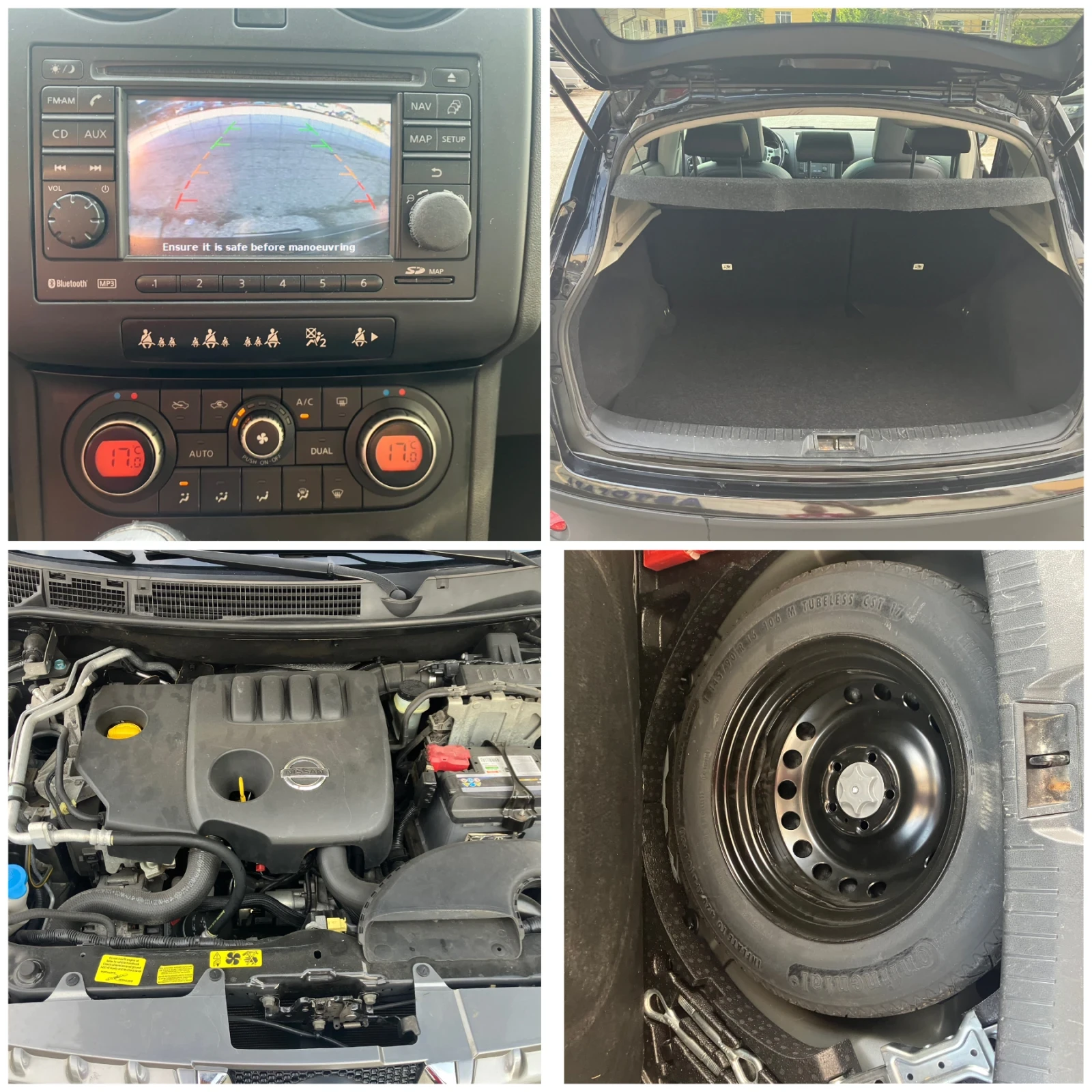 Nissan Qashqai 1.5DCI-Кожа-Панорама-нави, снимка 17 - Автомобили и джипове - 53565332